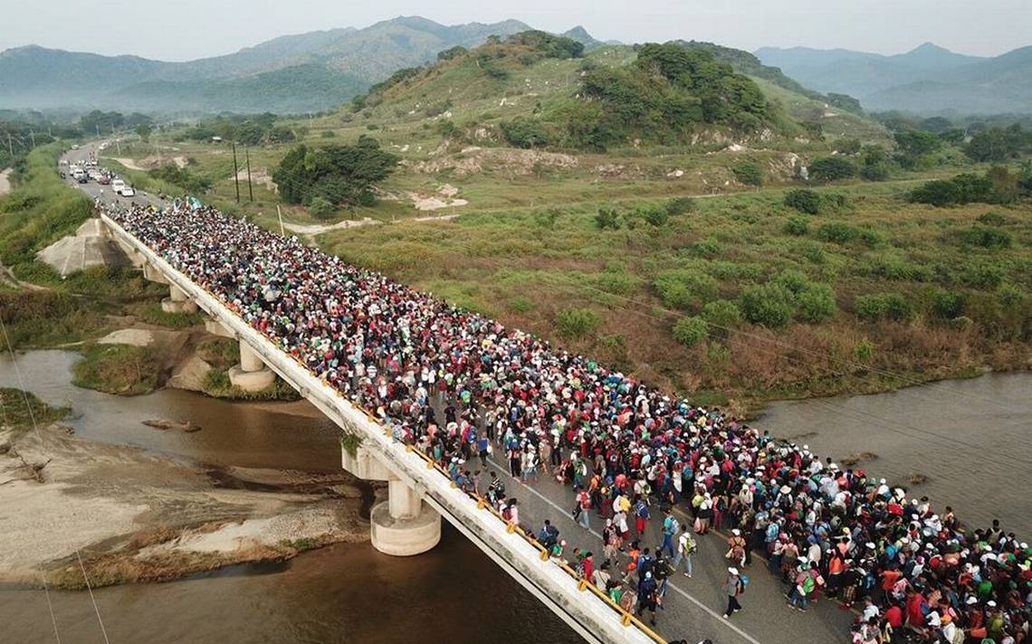 Caravana migrante no representa amenaza a mexicanos